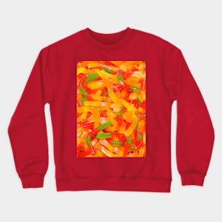 Gummy Worms Candy Photo Crewneck Sweatshirt